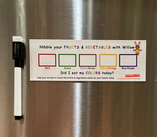 Veggie Tracker Fridge Magnet